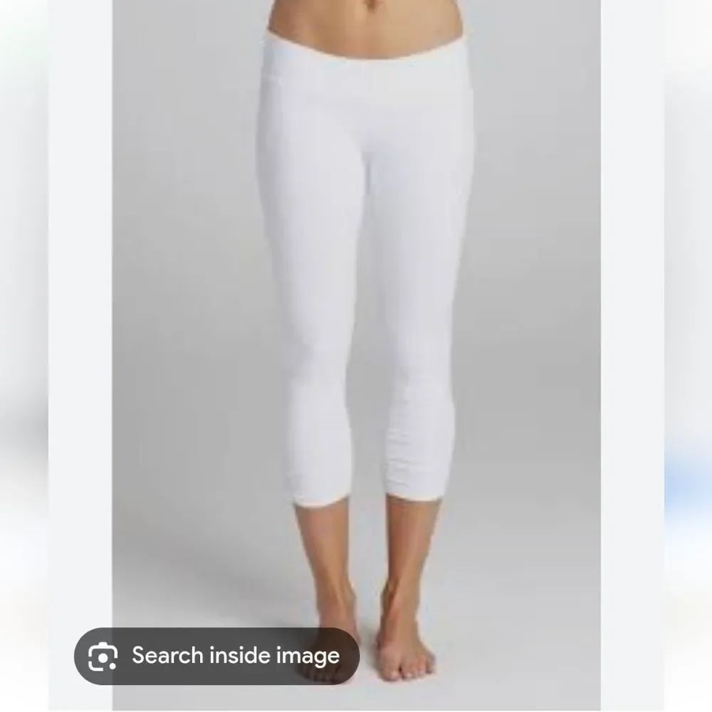 NWT BOBI LA SHIRRED LEGGING White Medium